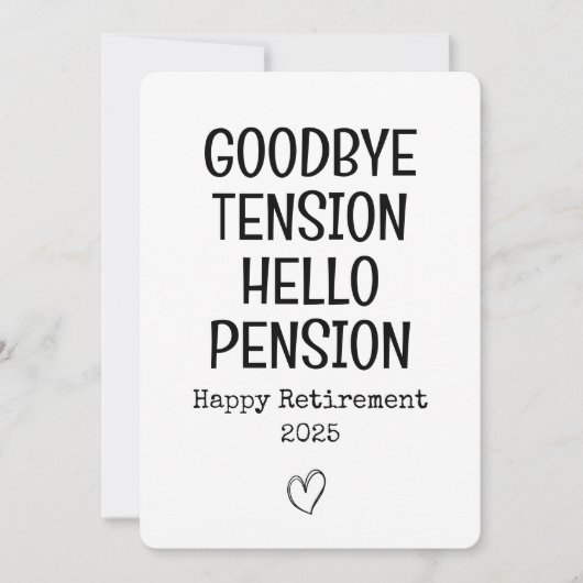 さよならテンションおもしろい退職カードパパ シーズンカード (正面)