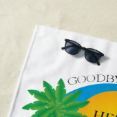 さよならテンションハローペンションリタイアメント  ビーチタオル (インサイチュ)