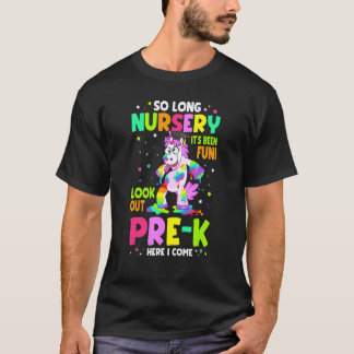 さよならナーサリー楽しかったよプレKに気をつけて来ちゃうよ Tシャツ