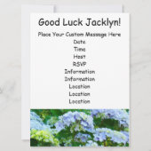 さよならパーティの招待状ズブルーアジャンジャ 招待状 (裏面)