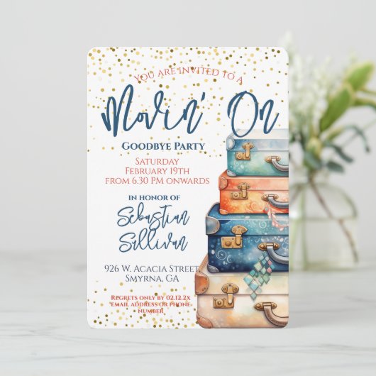 さよならパーティーのご案内 新しい旅立ち 招待状 (スタンド正面)