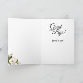 さよならフローラフラワーフェアウェル カード (内部)