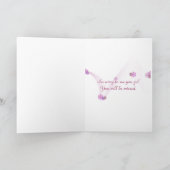 さよならレトロなスーツケースと花 カード (内部)