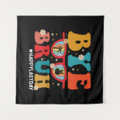 さよなら仲間教師、学校最後の日おめでとう、夏休み！ タペストリー (正面(横))