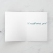 さよなら先生カワイイ先生フクロウ カード (内部)