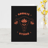 さよなら子宮 カード (黄色い花)