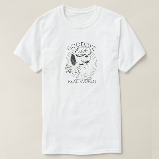 さよなら実在の世界 Tシャツ (デザイン正面)