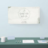 さよなら恋しく思、こんにちは。 | ブライダルシャワーバナー 横断幕 (トレードショー)