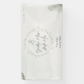 さよなら恋しく思、こんにちは。 | ブライダルシャワーバナー 横断幕 (縦)