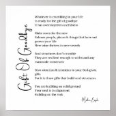 さよなら辞任詩のポスターのウォールアートの贈り物 ポスター (正面)