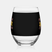 さよなら20代 オーダーメイド 30歳の誕生日デザイン ステムなしワイングラス (右)