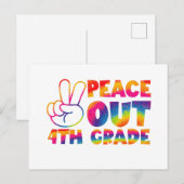 さよなら4年生 タイダイ 最終日 4年生 ポストカード (正面/裏面)