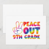 さよなら9年生 タイダイ 最終日 9年生 招待状 (正面/裏面)