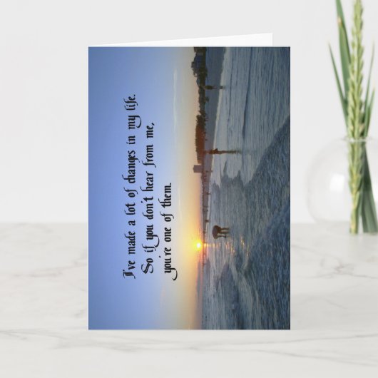 さよなら カード (正面)