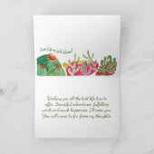 さよなら – グッドバイデザートランドスケープグリーティングカード カード (内部)