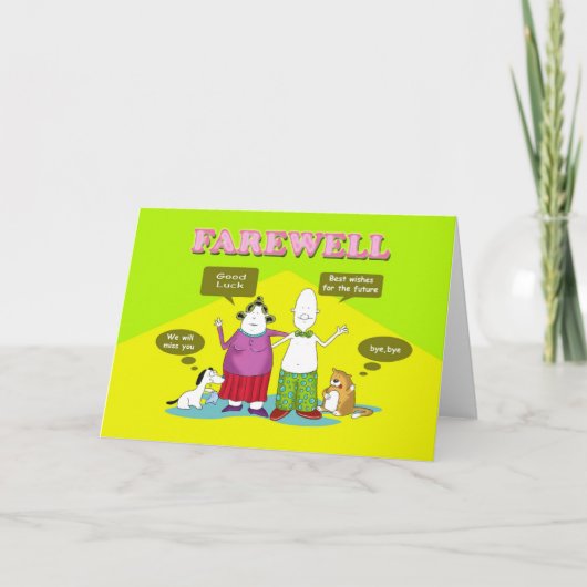 さよなら、ダンカン、そして友 カード (正面)