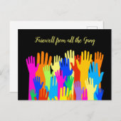 さよなら、多様な集団から ポストカード (正面/裏面)