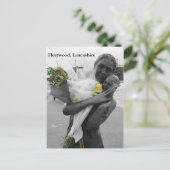 「さよなら」、流木 ポストカード (スタンド正面)