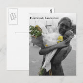 「さよなら」、流木 ポストカード (正面/裏面)