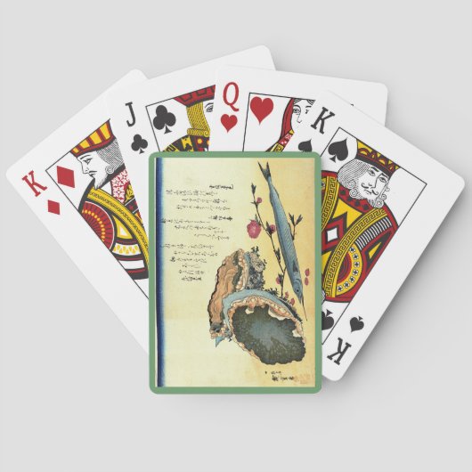 さより・あわびヒロシグフィッシュ トランプ (裏面)