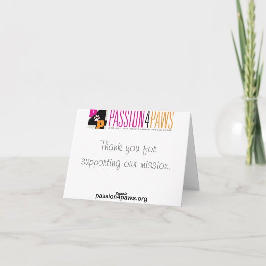 さらさの子ネコNotecard カード (裏面)