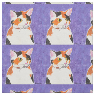さらさの子猫の生地 ファブリック