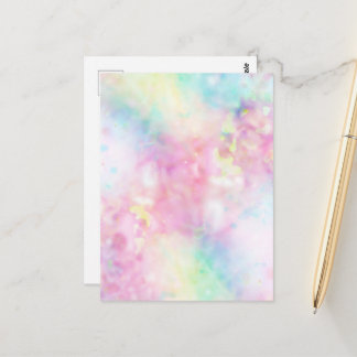 さらさらアート「安心」relieved abstract ポストカード