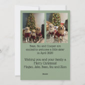 さらなる喜びを期待 Christmas Card シーズンカード (裏面)