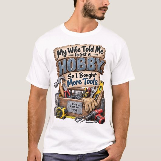 さらなる工具 ホビー Tシャツ (正面)