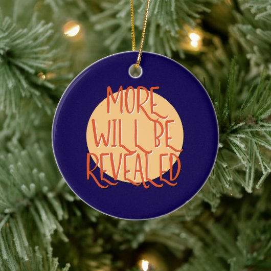 さらなる真相が明らかに 回復スローガン セラミックオーナメント (ツリー)