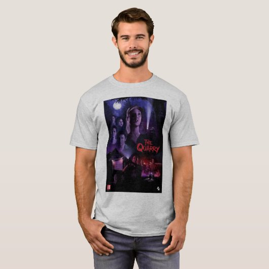 さらにファ素晴らしンのための採石場のゲームグラフィック Tシャツ (正面フル)