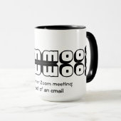 さらに別のズーム会議 | パーソナル化 マグカップ (正面右)