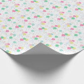 さらに多くのバルーン誕生日ギフトラップ ラッピングペーパー (角)