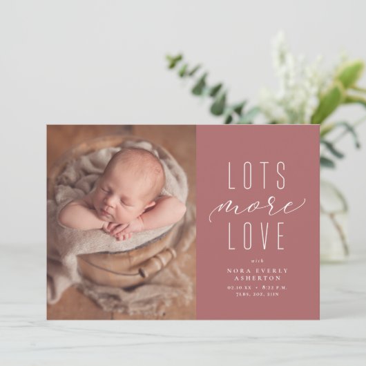 さらに多くの愛ピンクの写真の誕生の発表 (スタンド正面)