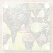 さらに大きなアイディアの色 ガラスコースター (裏面)