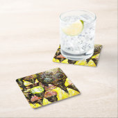 さらに大きなアイディアの色 スクエアペーパーコースター (インサイチュ)