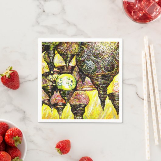 さらに大きなアイディアの色 スタンダードカクテルナプキン (インサイチュ)