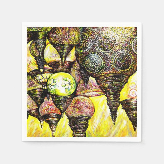 さらに大きなアイディアの色 スタンダードカクテルナプキン (正面)