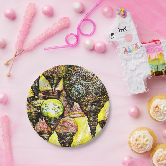 さらに大きなアイディアの色 ペーパープレート (パーティー)