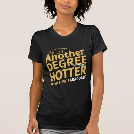 さらに学位を取った修士課程卒業 Tシャツ (正面)