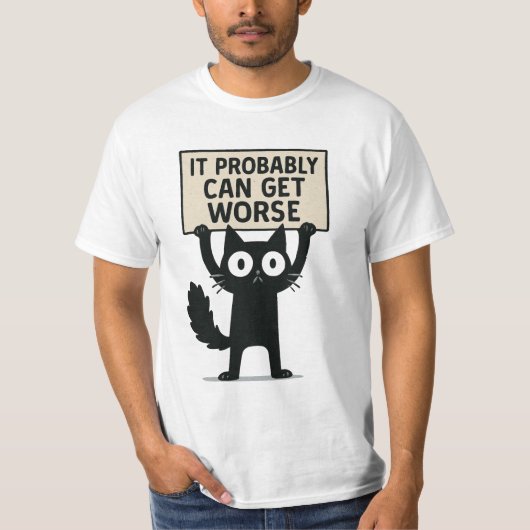 さらに悪化する可能性あり Tシャツ (正面)