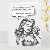 さらに料理のヒントを見るにはフォローしてね カード (黄色い花)