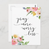 さらに祈、心配の少ないフローラポストカード ポストカード (正面/裏面)