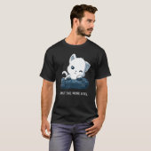 さらに1レベル 猫のゲーム実況 Tシャツ (正面フル)