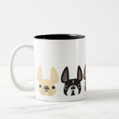 さらに5人の小さなフランス語 ツートーンマグカップ (左)