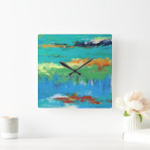 さらに スクエア壁時計 (ホーム)