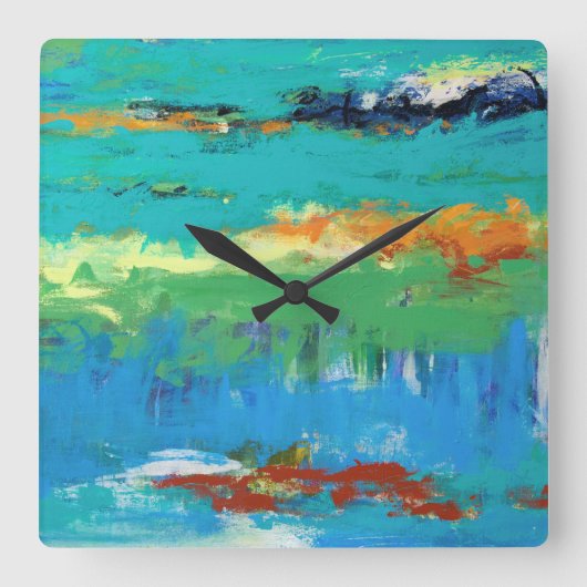 さらに スクエア壁時計 (正面)