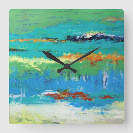 さらに スクエア壁時計 (正面)