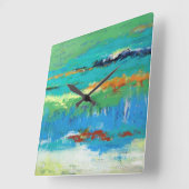 さらに スクエア壁時計 (傾斜)