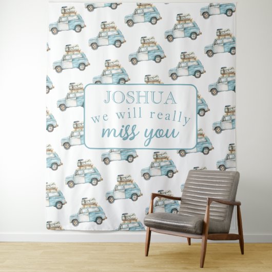 さらばパーティー我々は車恋しく思のバックバック タペストリー (インサイチュ)